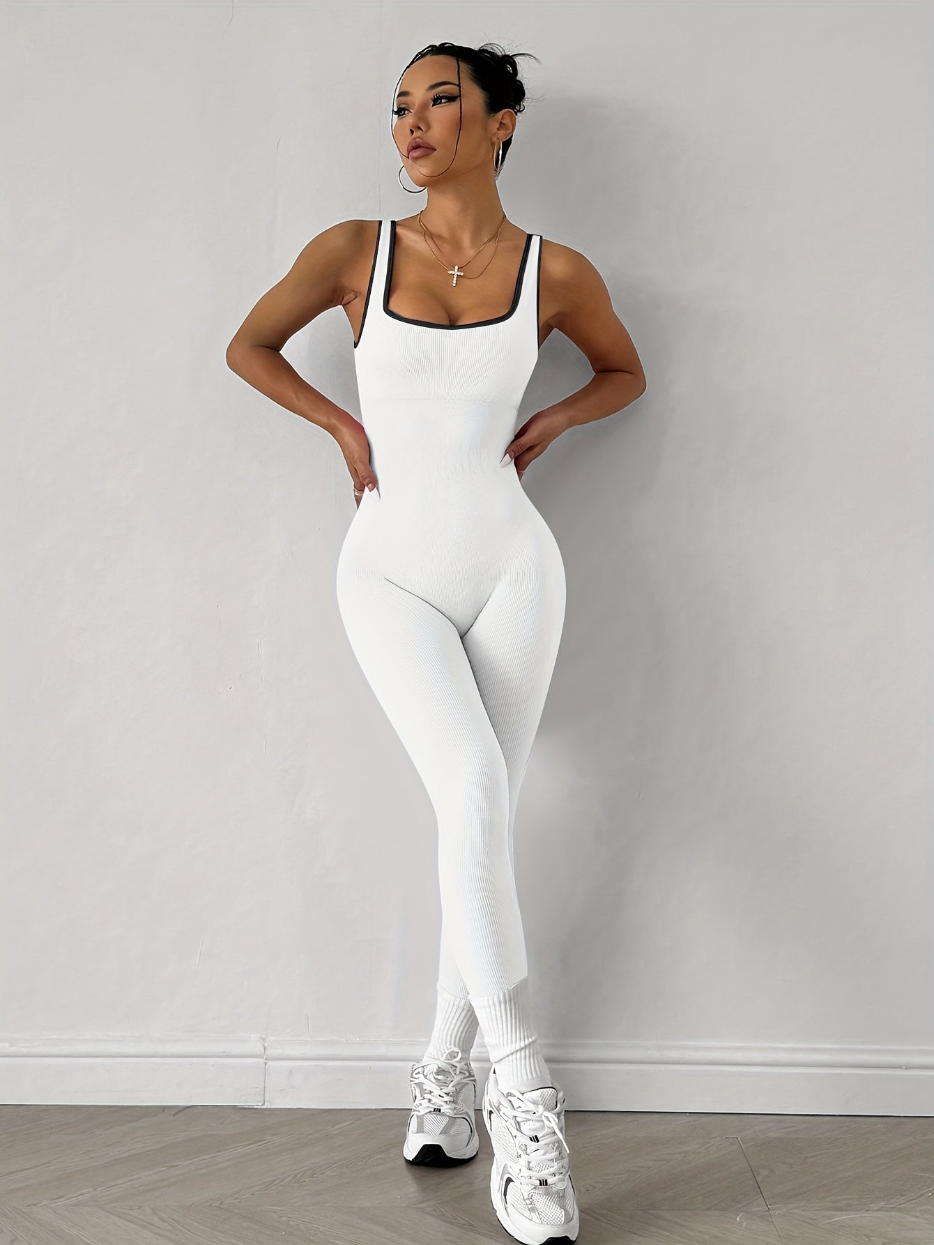 Gymtival Contrast Jumpsuit