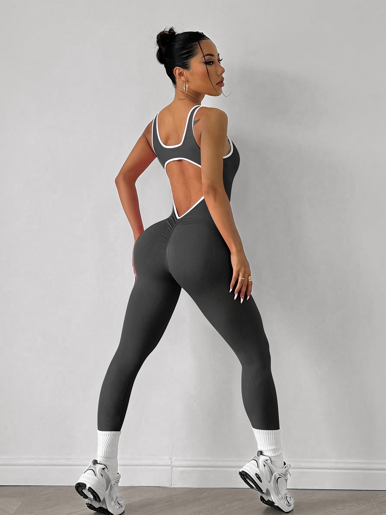 Gymtival Contrast Jumpsuit