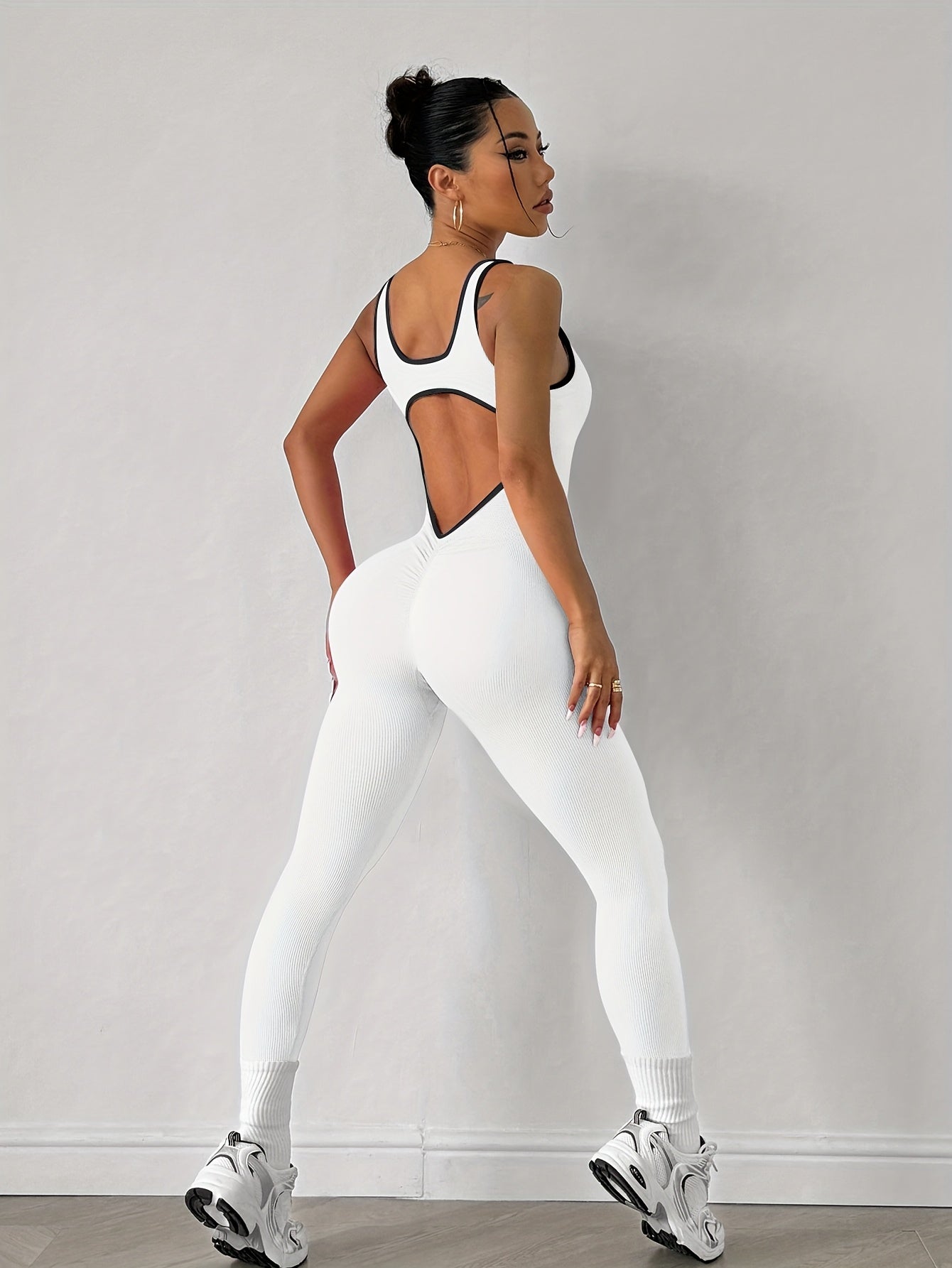 Gymtival Contrast Jumpsuit