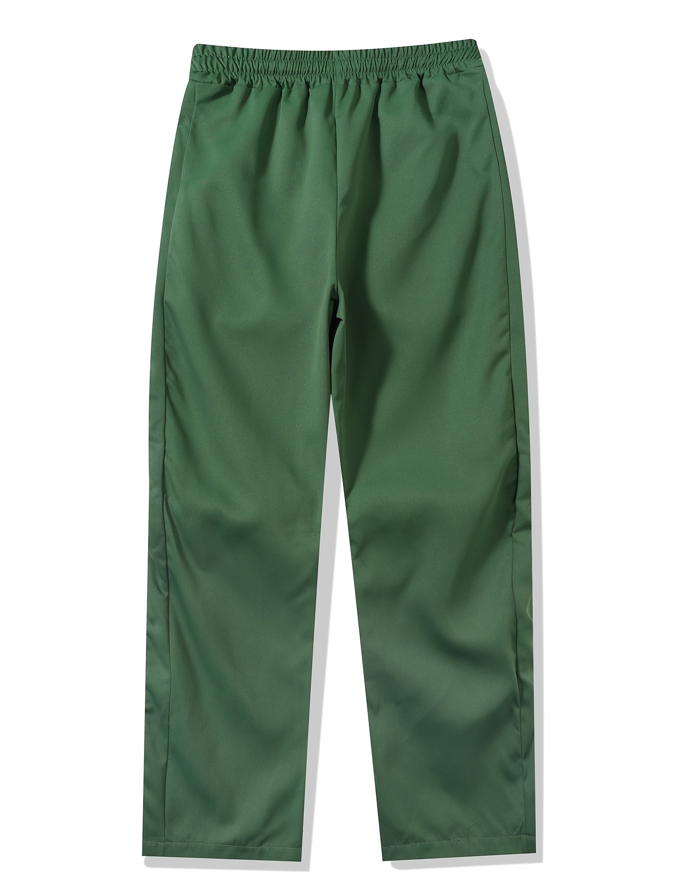 Contrast Solid Straight Leg Jogger