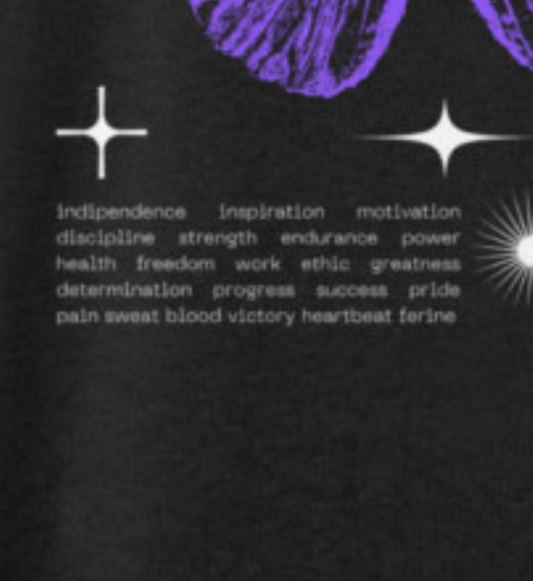 Butterfly Black Oversize Tee