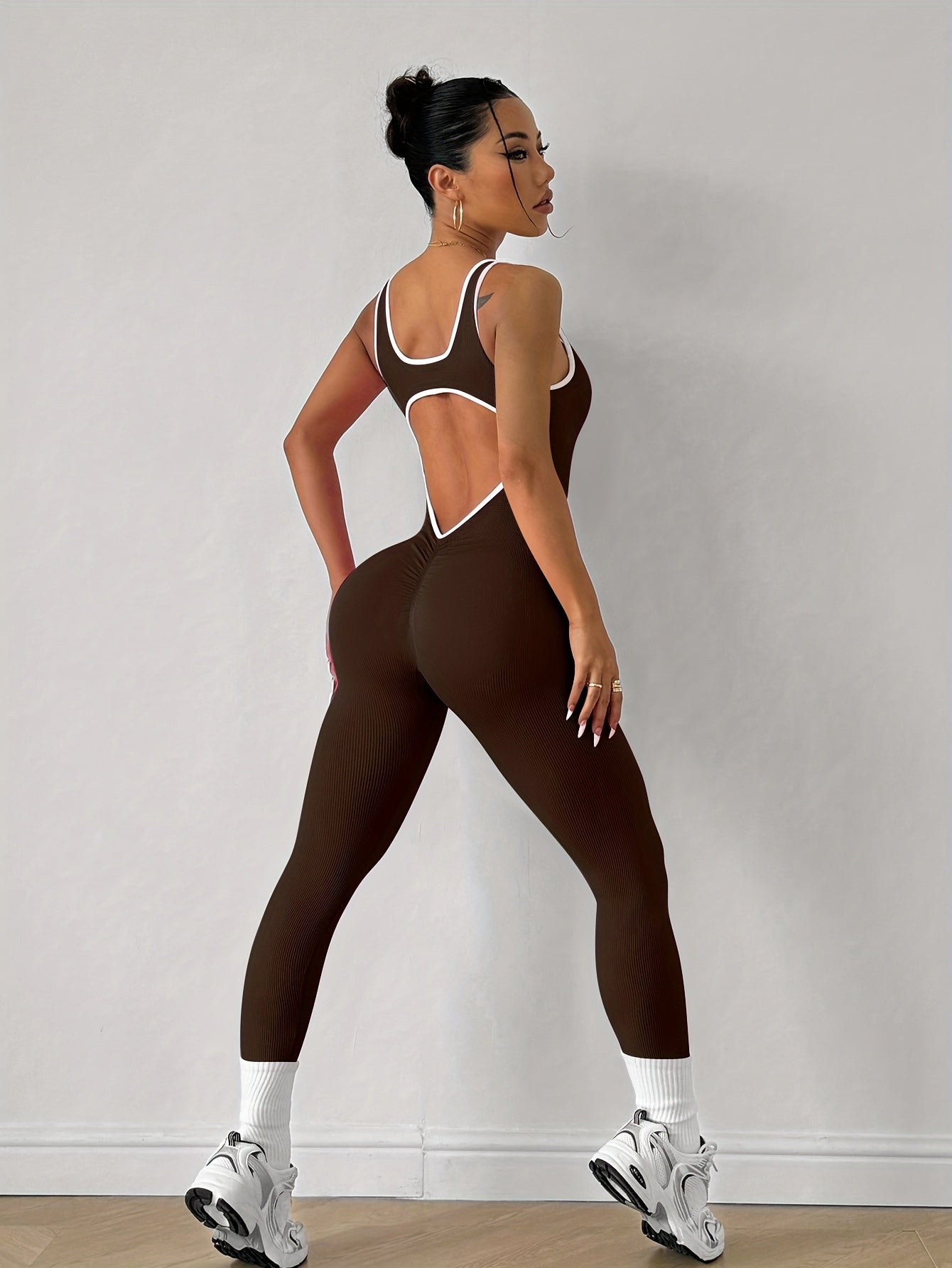 Gymtival Contrast Jumpsuit