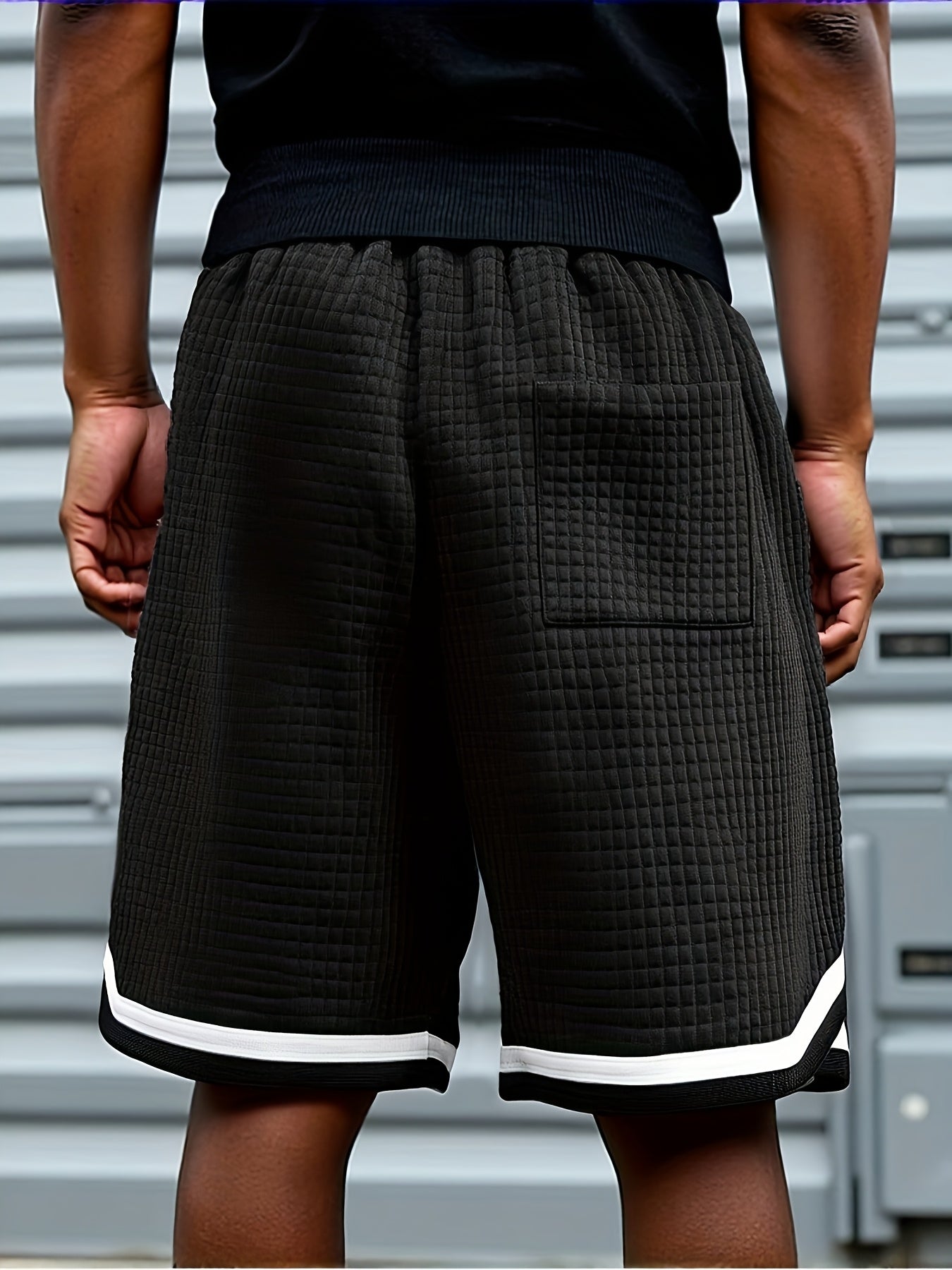 Contrast Knit Shorts