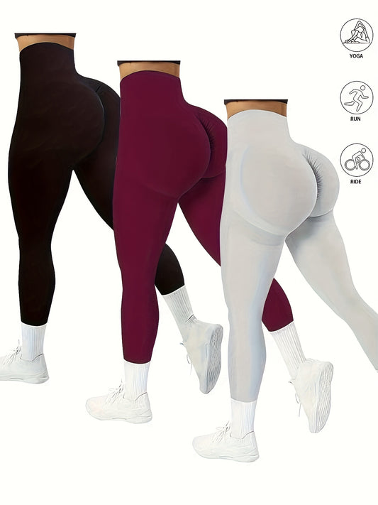 3er Queen Set Gymtival Performance Leggings