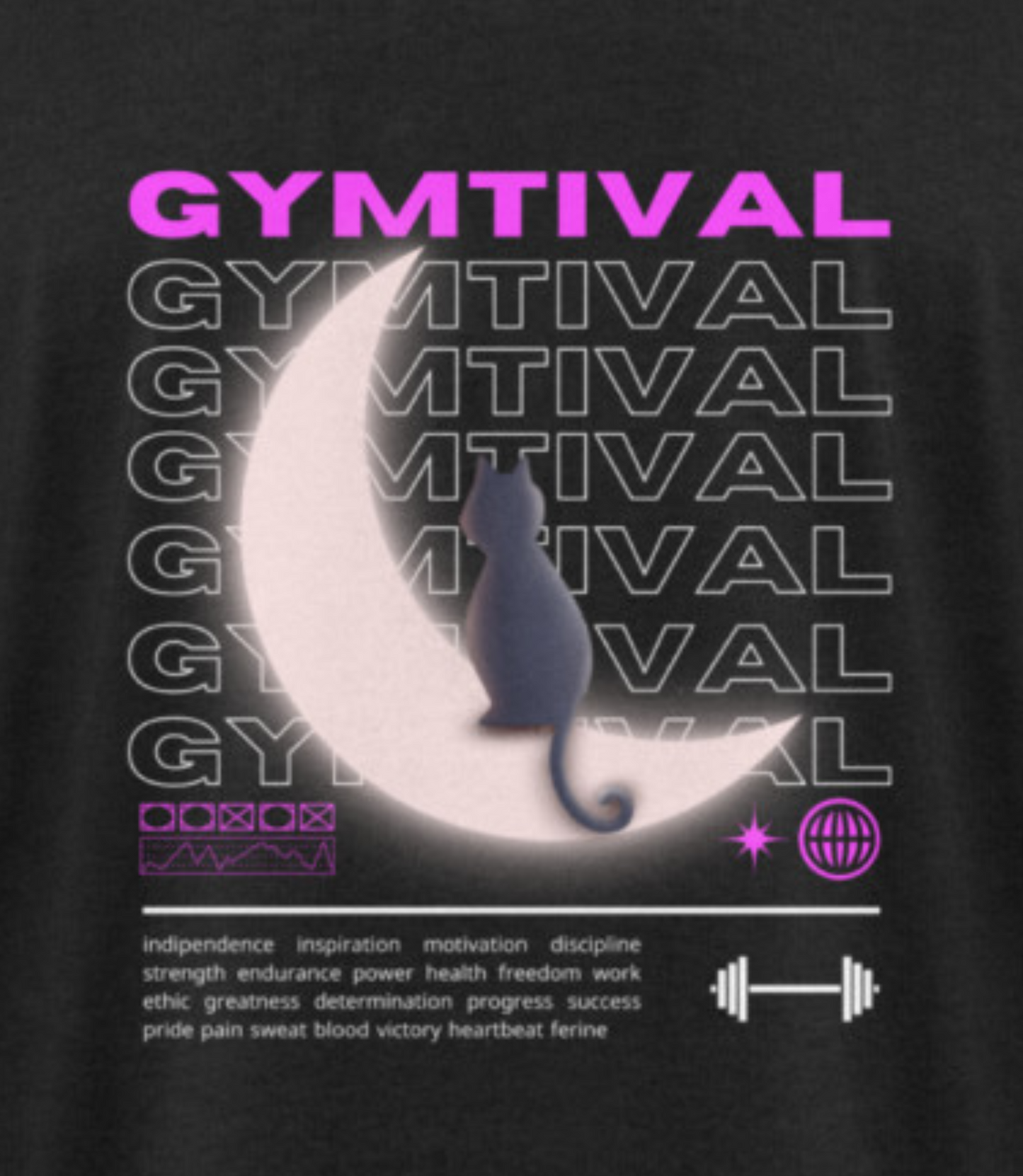 Sailor Girl Black Oversize Tee