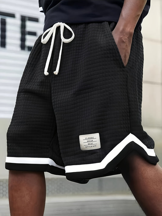 Contrast Knit Shorts