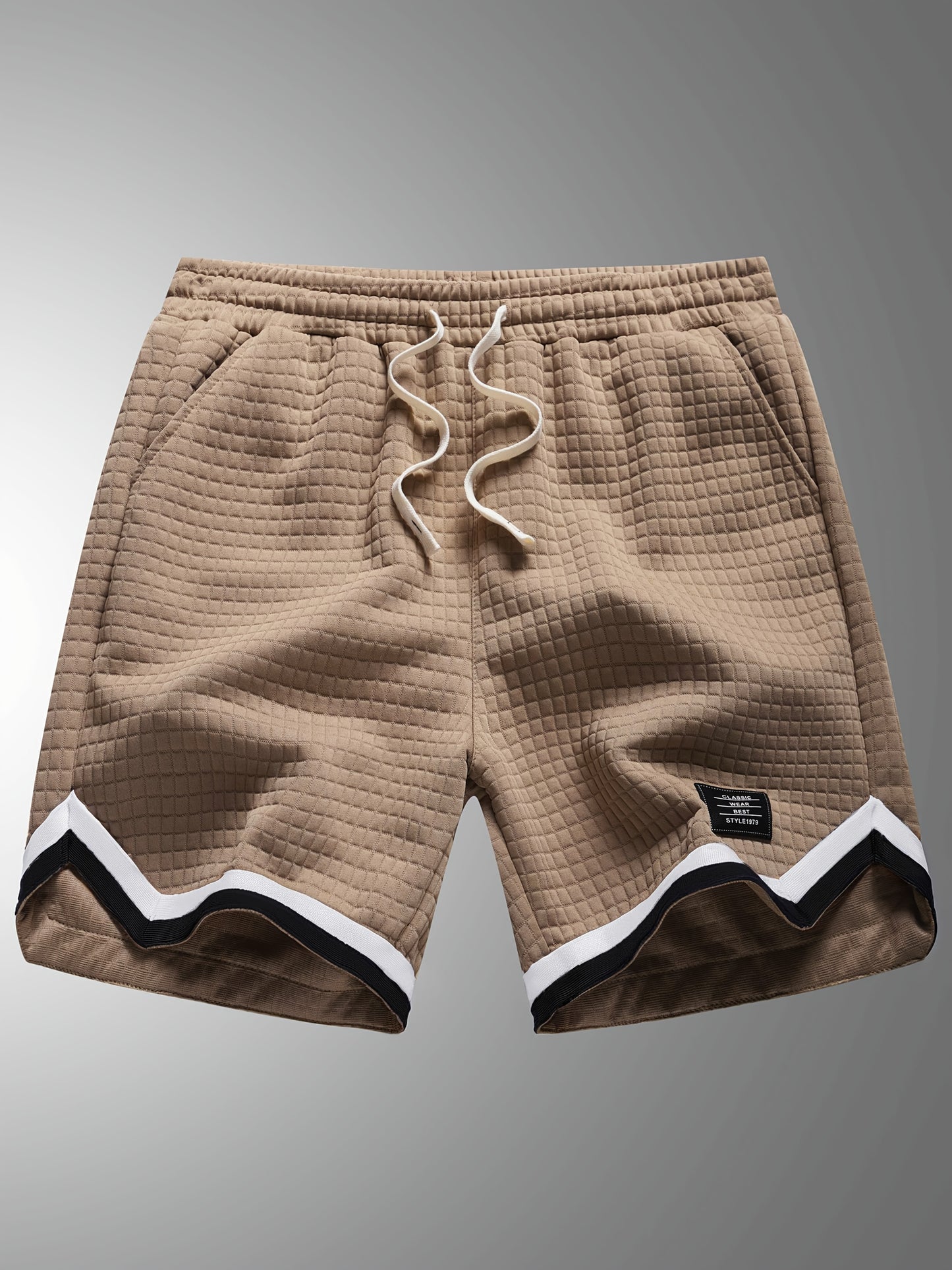 Contrast Knit Shorts