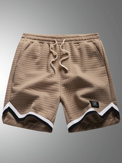 Contrast Knit Shorts