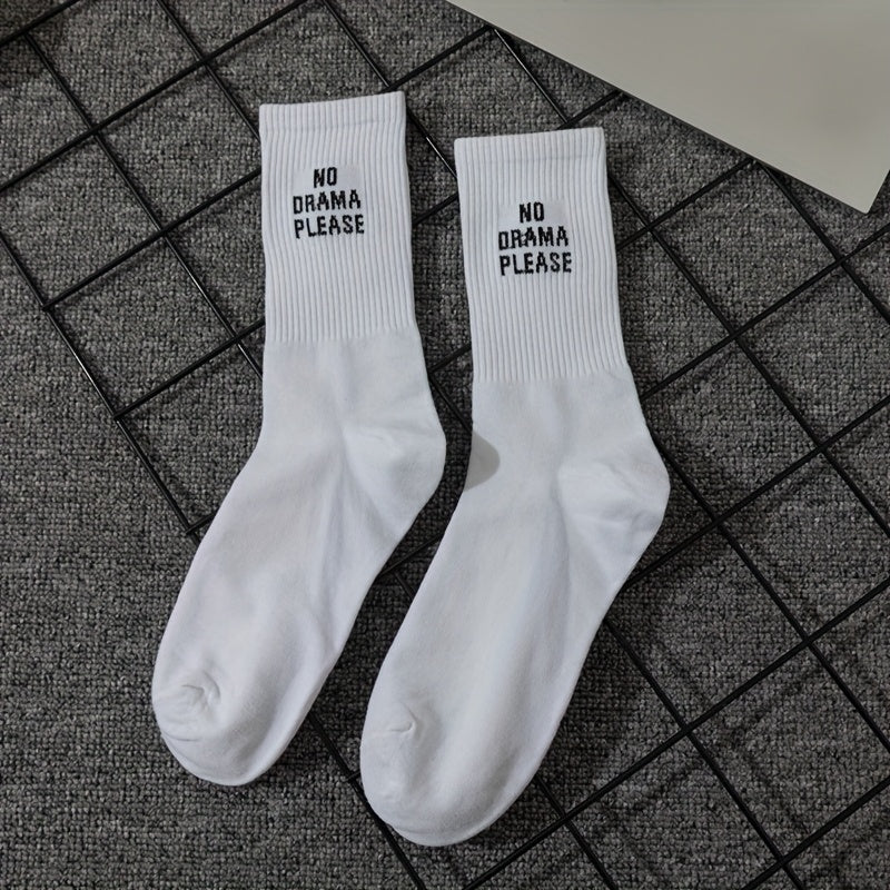 5-Paar Sportsocken mit Überraschungssprüchen